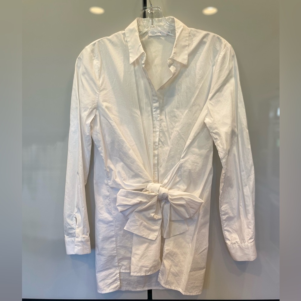 Lush front tie blouse
